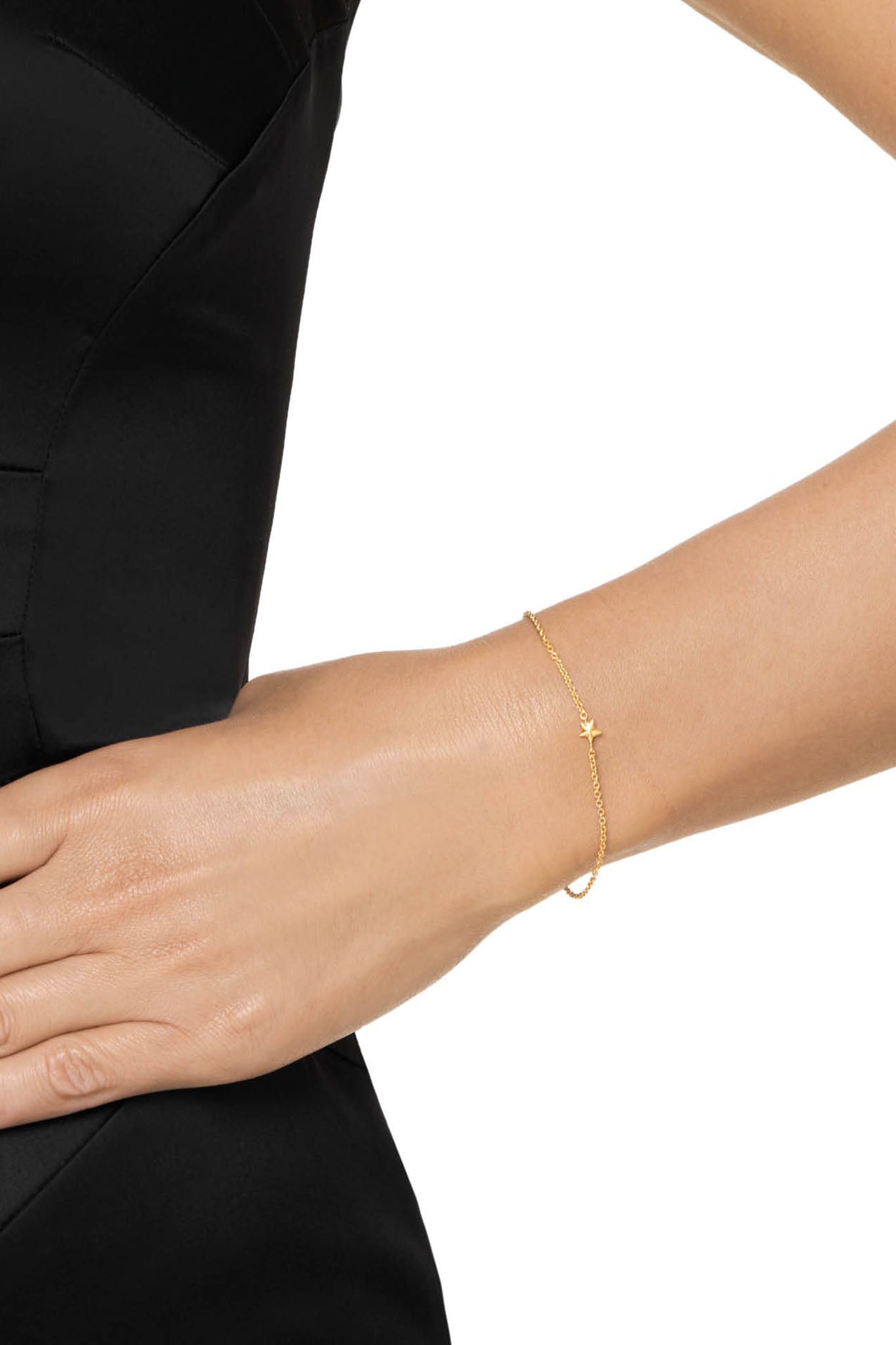 Efva Attling Micro Catch A Falling Star Bracelet keltakultainen rannekoru