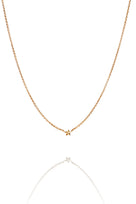 Efva Attling Micro Catch A Falling Star Necklace keltakultainen kaulakoru 10-101-02262