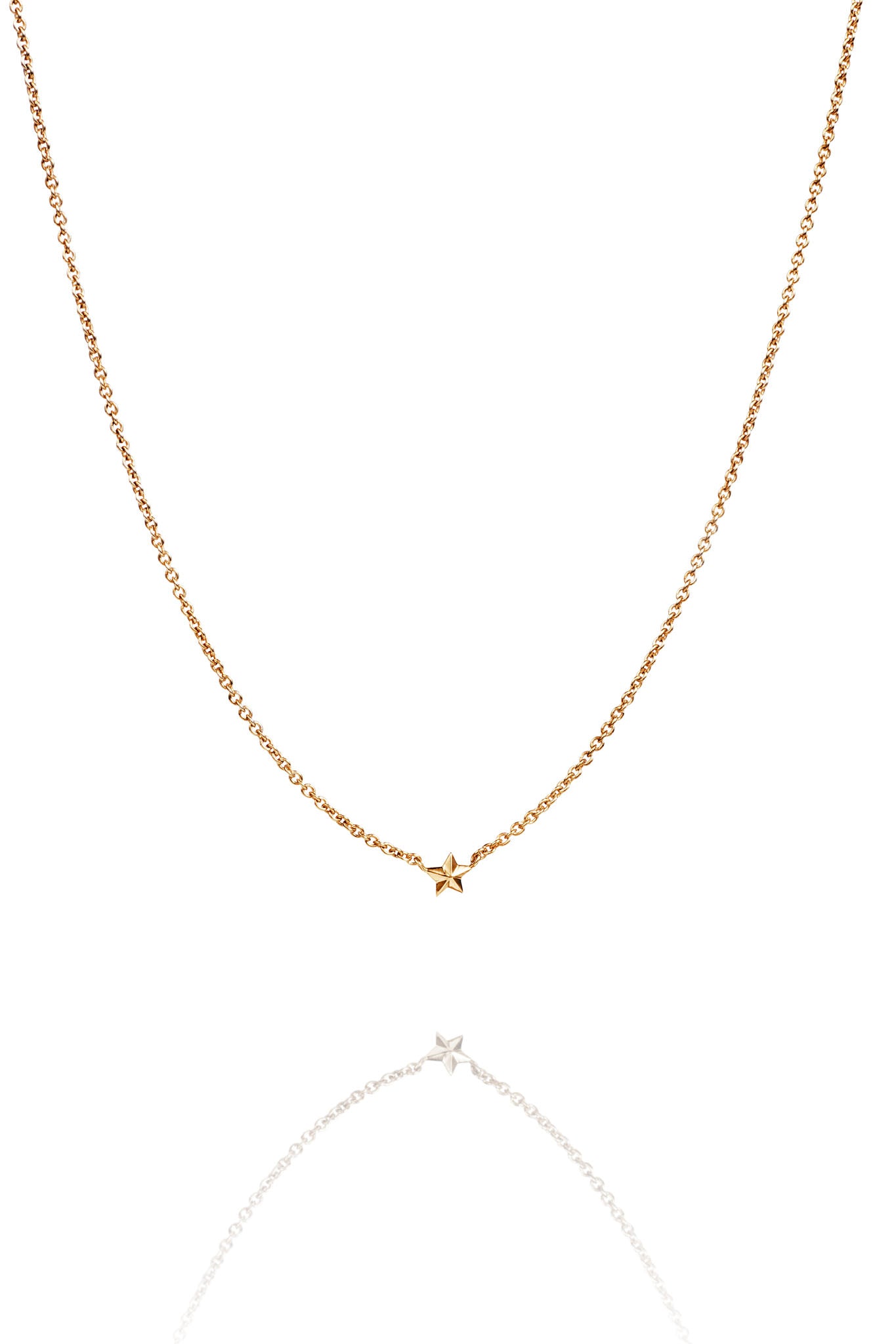 Efva Attling Micro Catch A Falling Star Necklace keltakultainen kaulakoru
