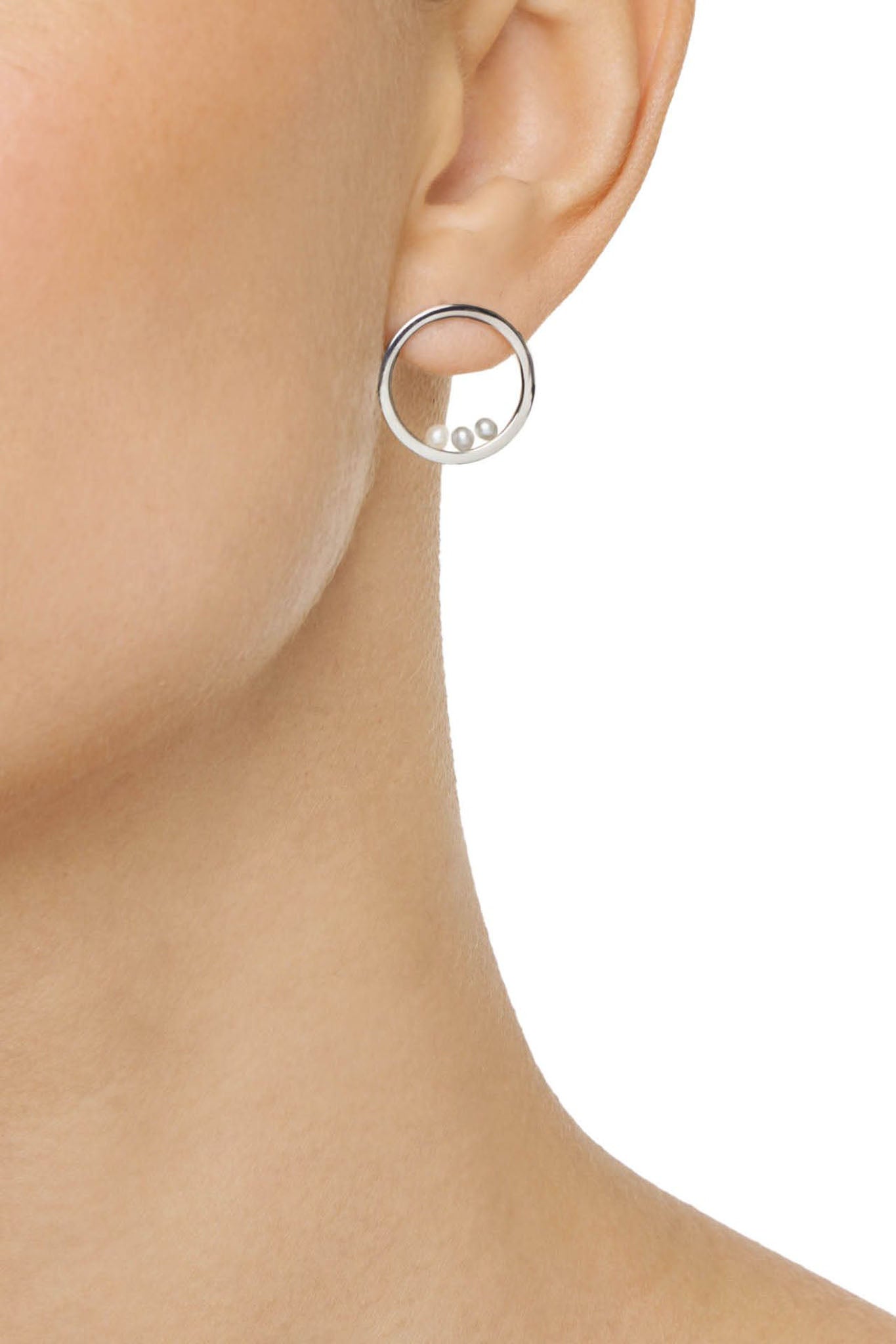 Efva Attling Roller Coaster Ear hopeiset korvakorut