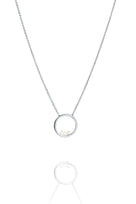 Efva Attling Roller Coaster Necklace hopeinen kaulakoru 10-100-02378