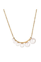 Efva Attling Strings Of Pearls Necklace kullattu kaulakoru