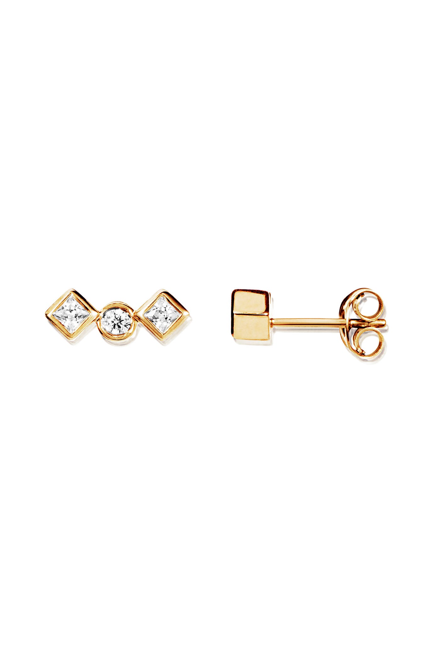 Efva Attling Twinkle Ear keltakultaiset korvakorut