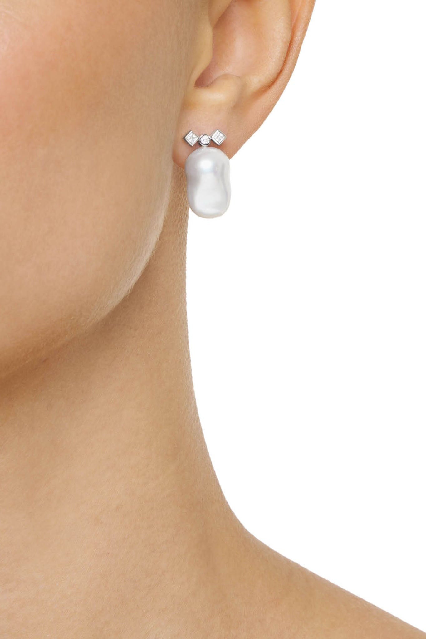 Efva Attling Twinkle & Unique Ear valkokultaiset korvakorut