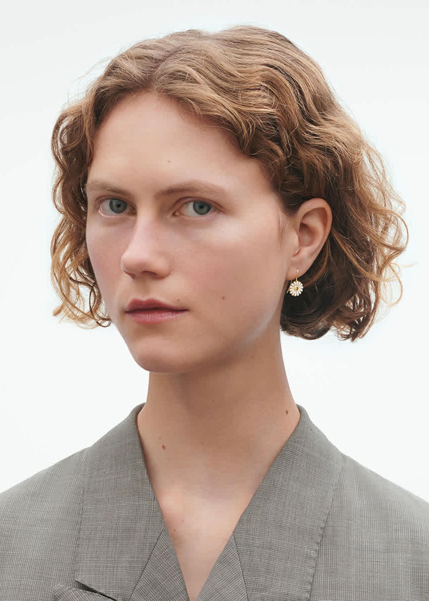 Georg Jensen Daisy Earhooks kullatut korvakorut