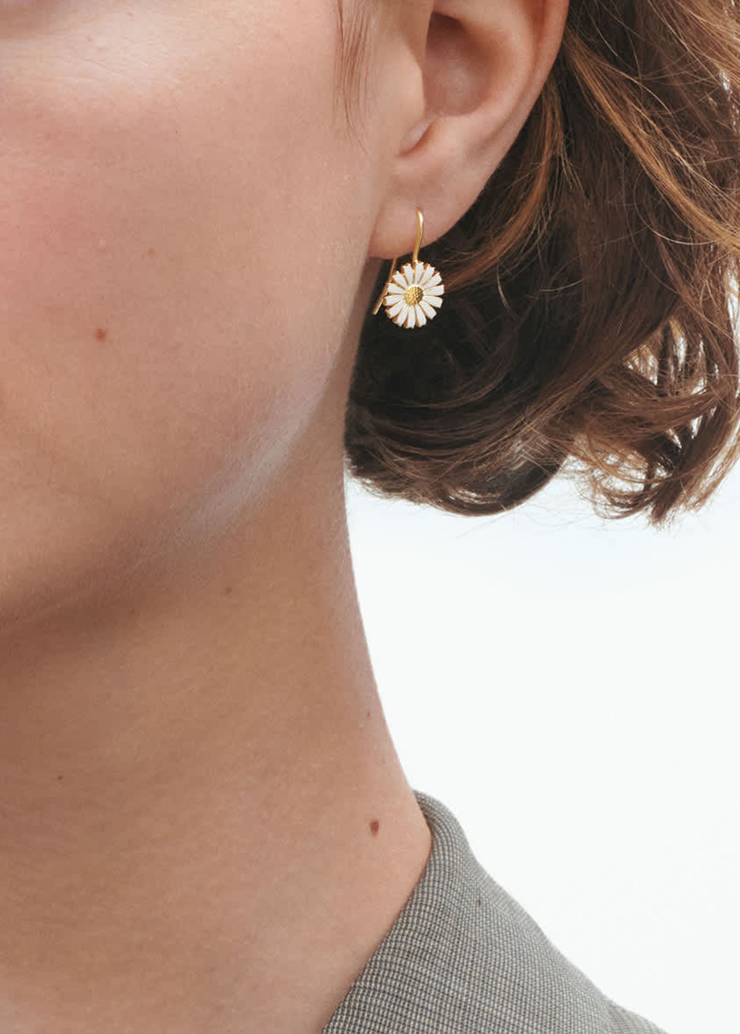Georg Jensen Daisy Earhooks kullatut korvakorut