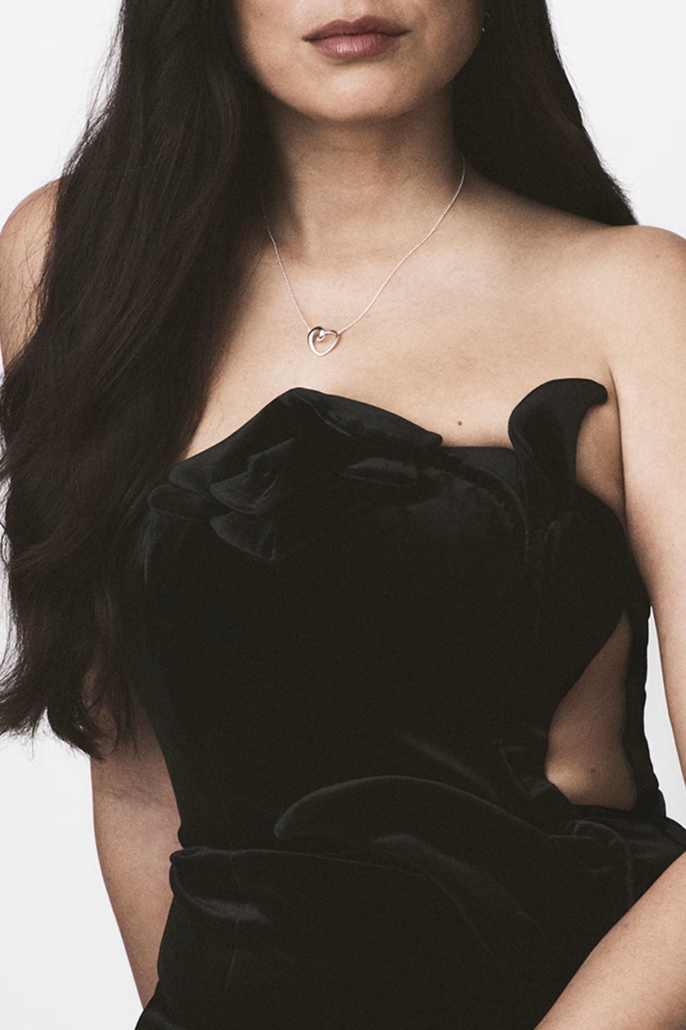 Georg Jensen Heart Pendant 2026 hopeinen kaulakoru