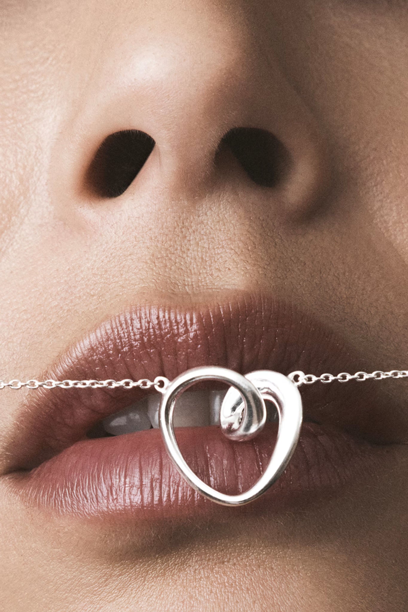 Georg Jensen Heart Pendant 2026 hopeinen kaulakoru