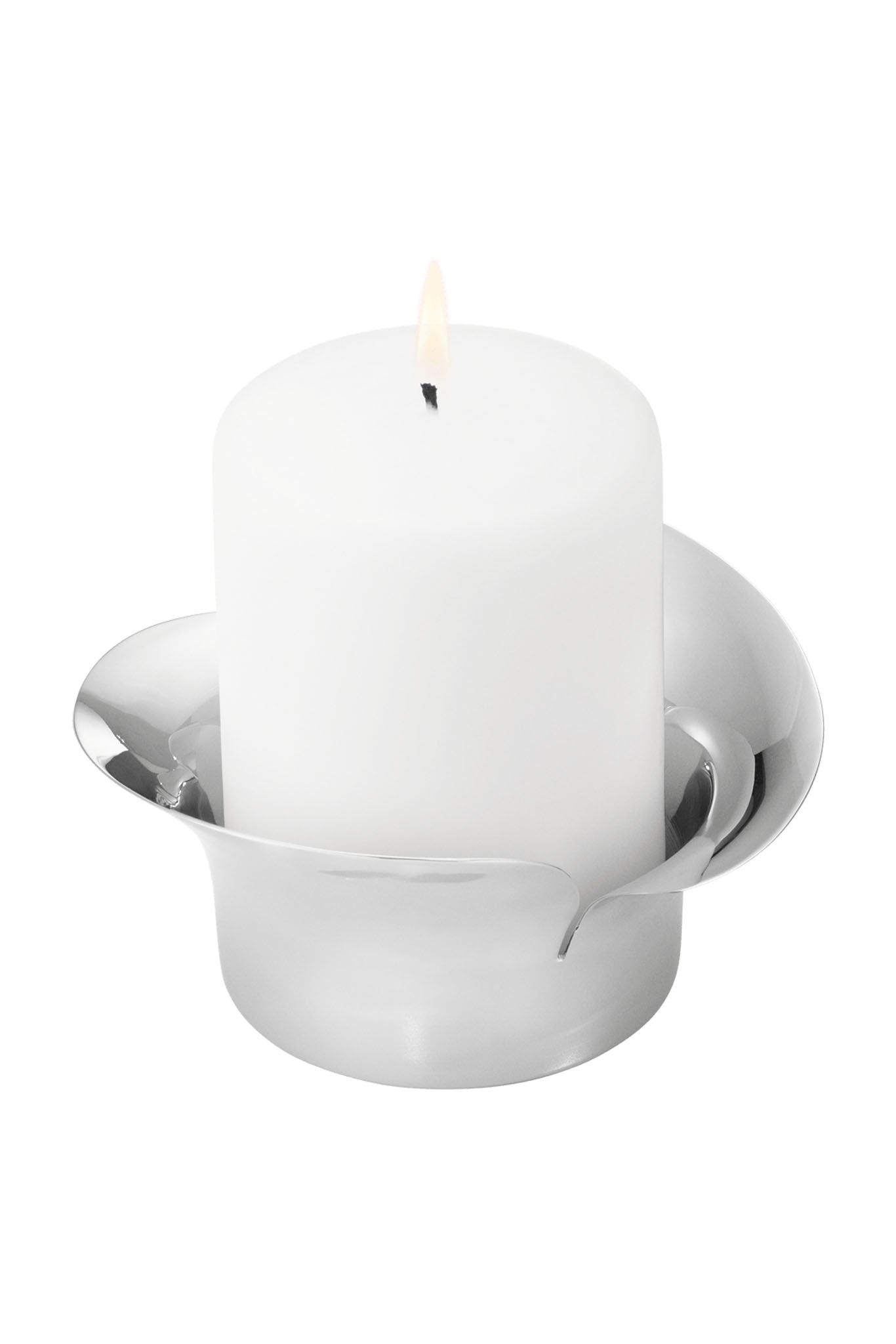 Georg Jensen Home Bloom kynttilänjalka pilarikynttilälle