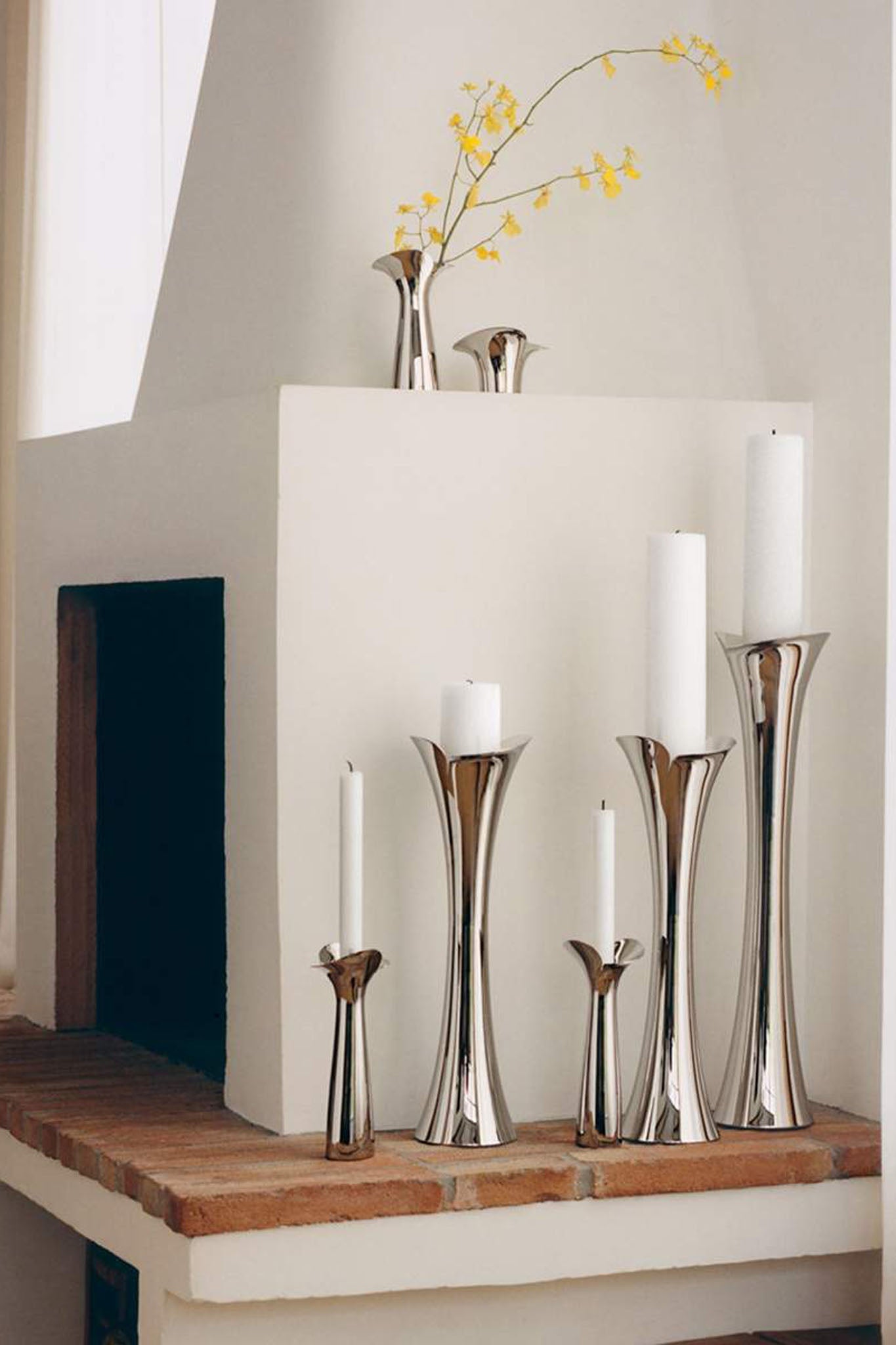 Georg Jensen Home Bloom Large Floor, kynttilänjalka