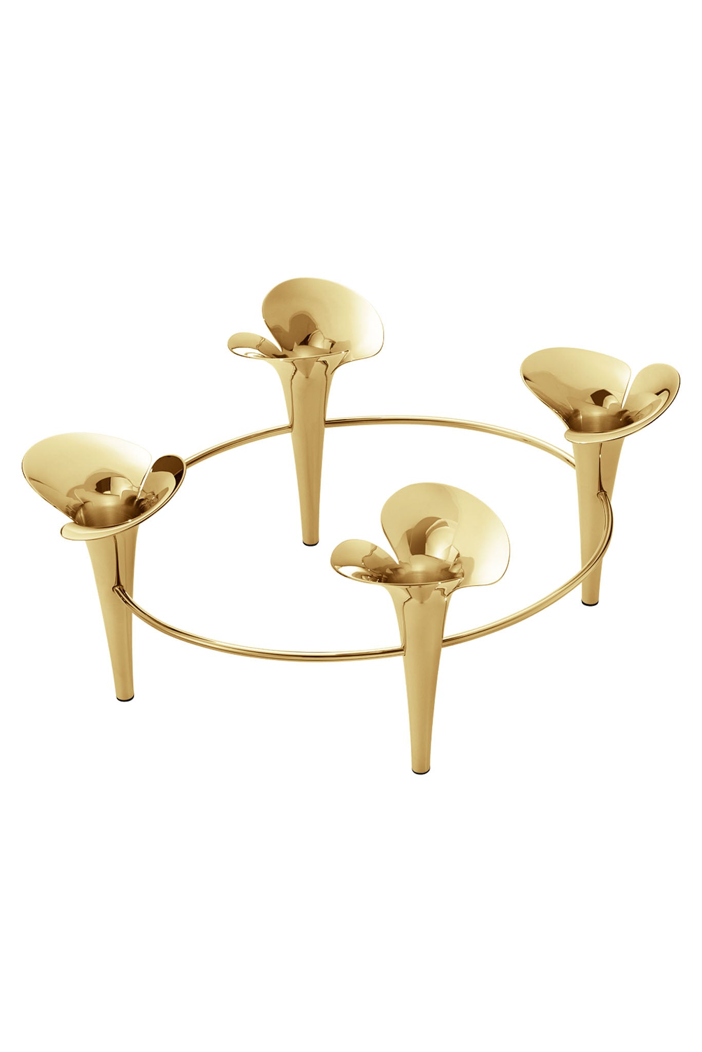 Georg Jensen Home Bloom Taper, kullansävyinen, kyntelikkö