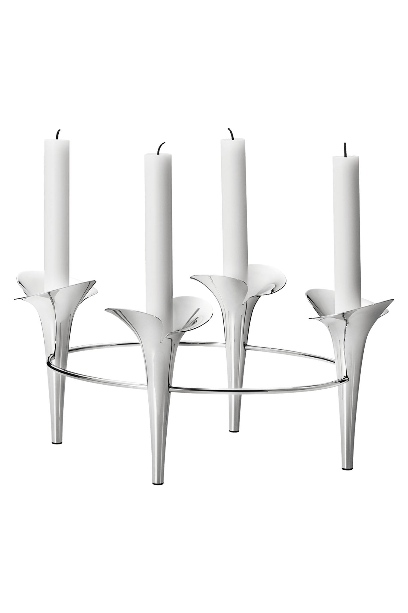 Georg Jensen Home Bloom Taper, teräs, kyntelikkö