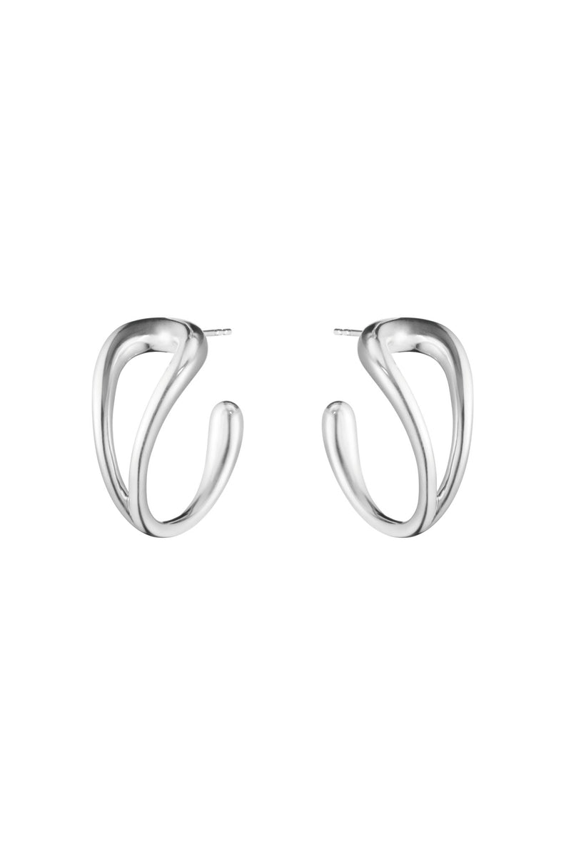 Georg Jensen Mercy Swirl hopeiset korvakorut 20001840 tuotekuva