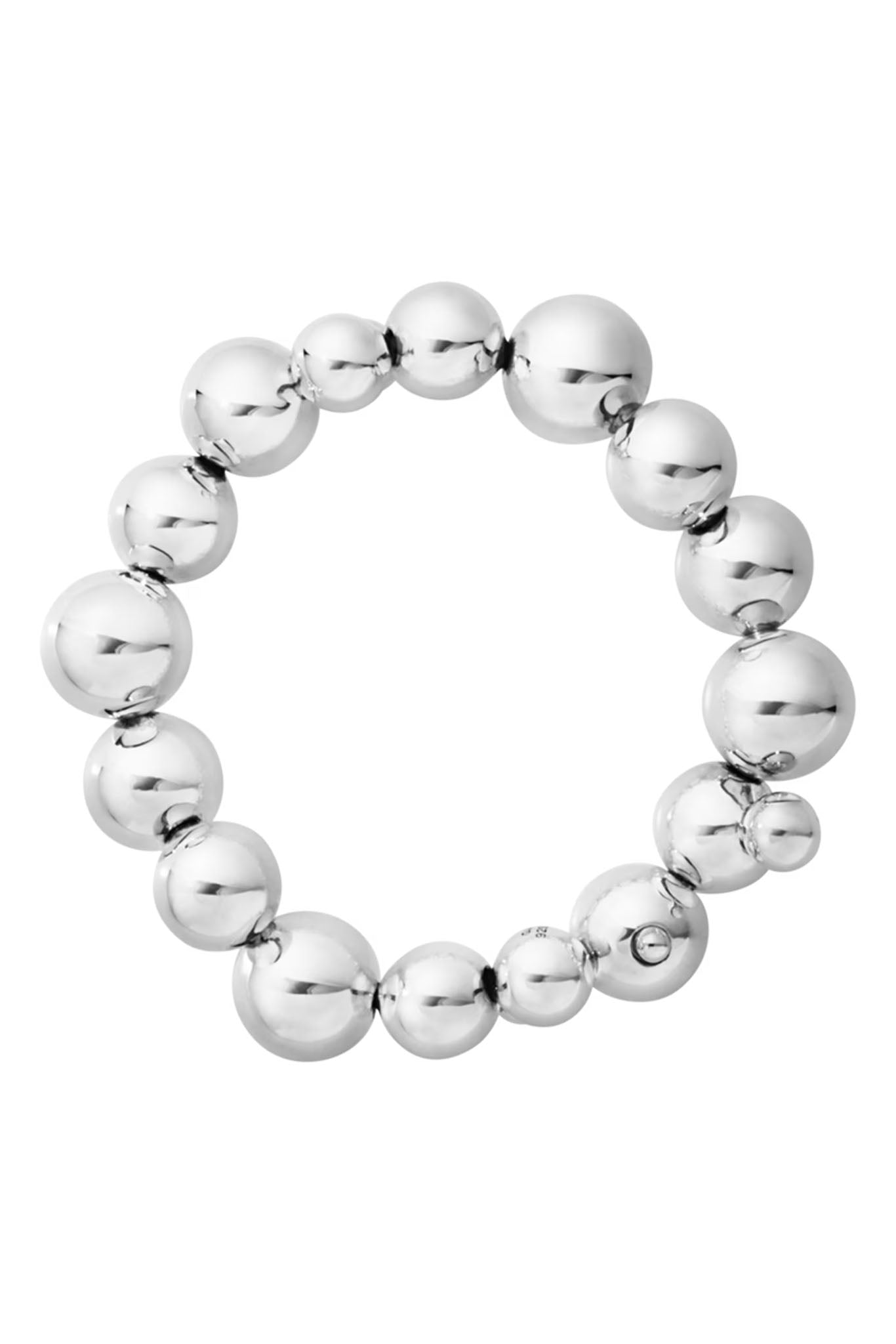 Georg Jensen Moonlight Grapes hopeinen rannekoru