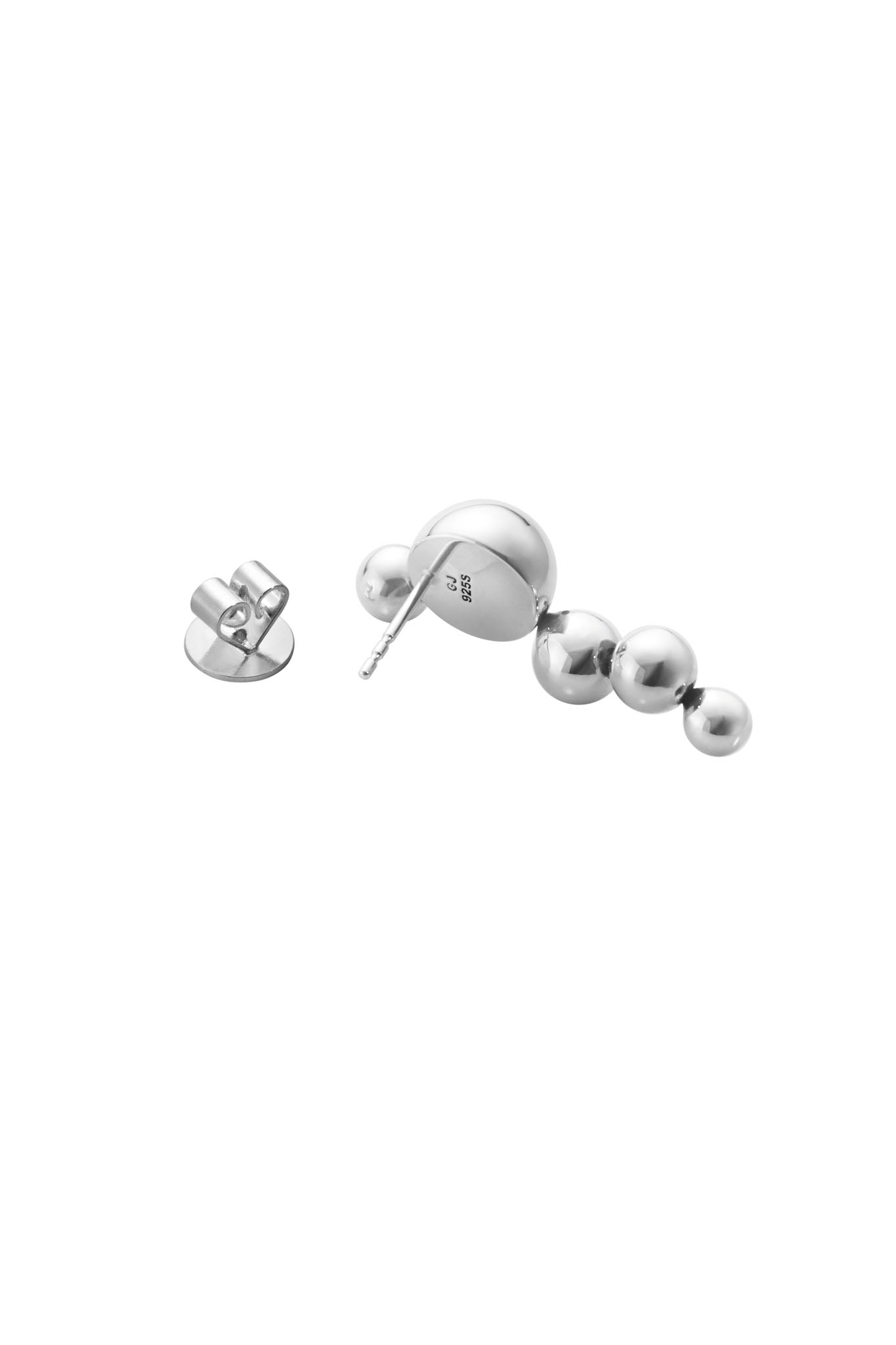 Georg Jensen Moonlight Grapes hopeiset korvakorut