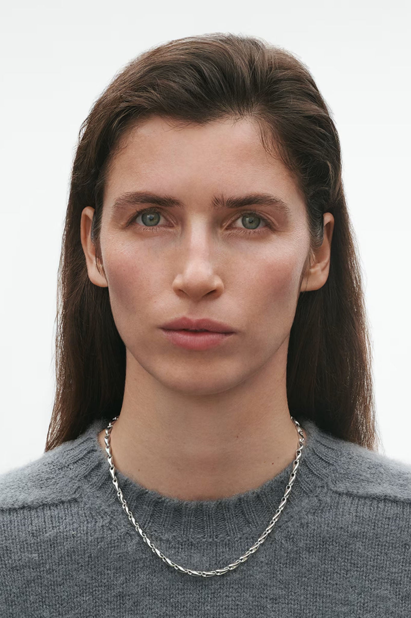 Georg Jensen Reflect Slim necklace hopeinen kaulakoru