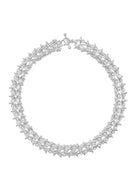 Georg Jensen Weft Double Link hopeinen kaulakoru
