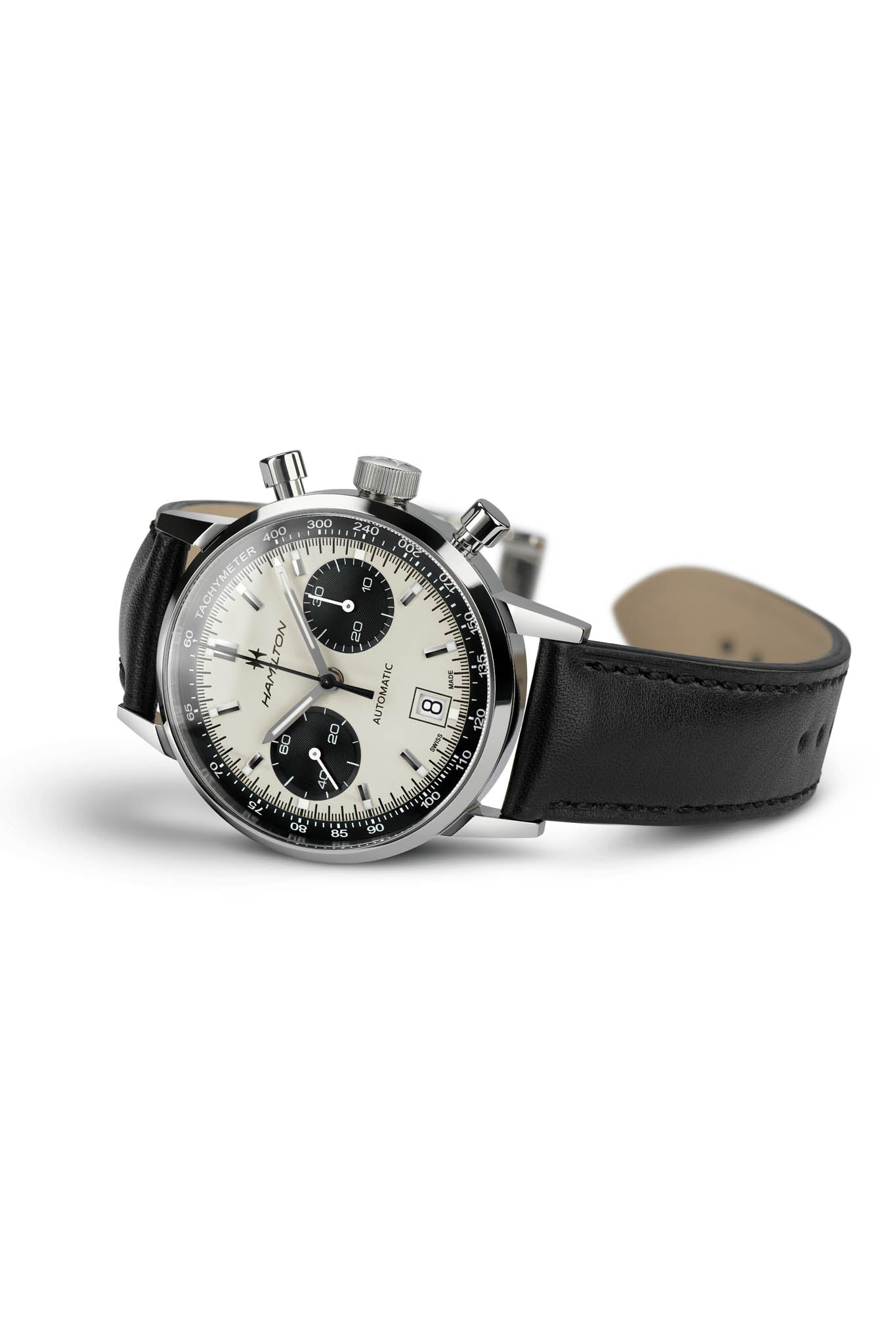 Hamilton Intra-matic 40 Auto Panda Chrono rannekello