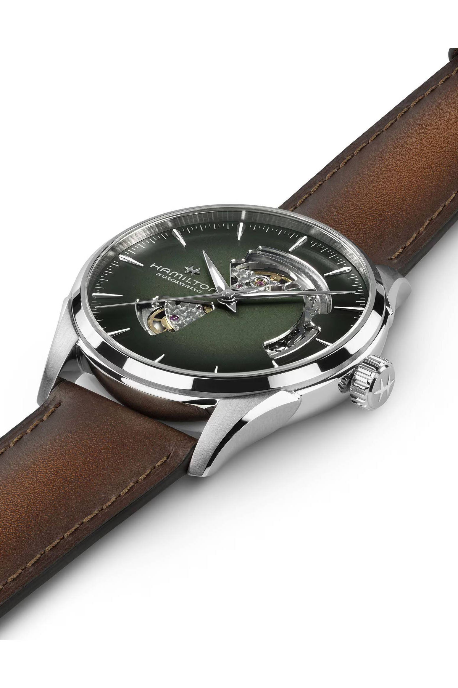 Hamilton Jazzmaster Open Heart 42 rannekello