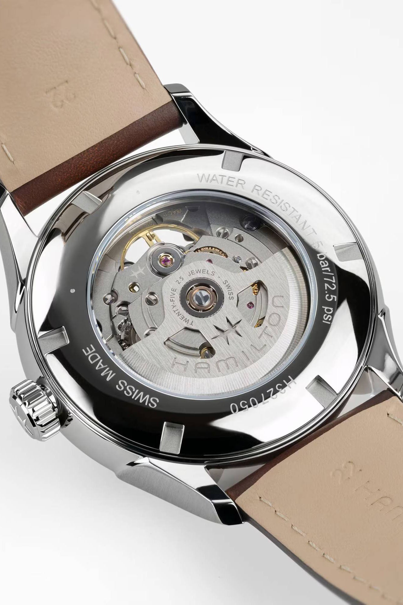 Hamilton Jazzmaster Open Heart 42 rannekello