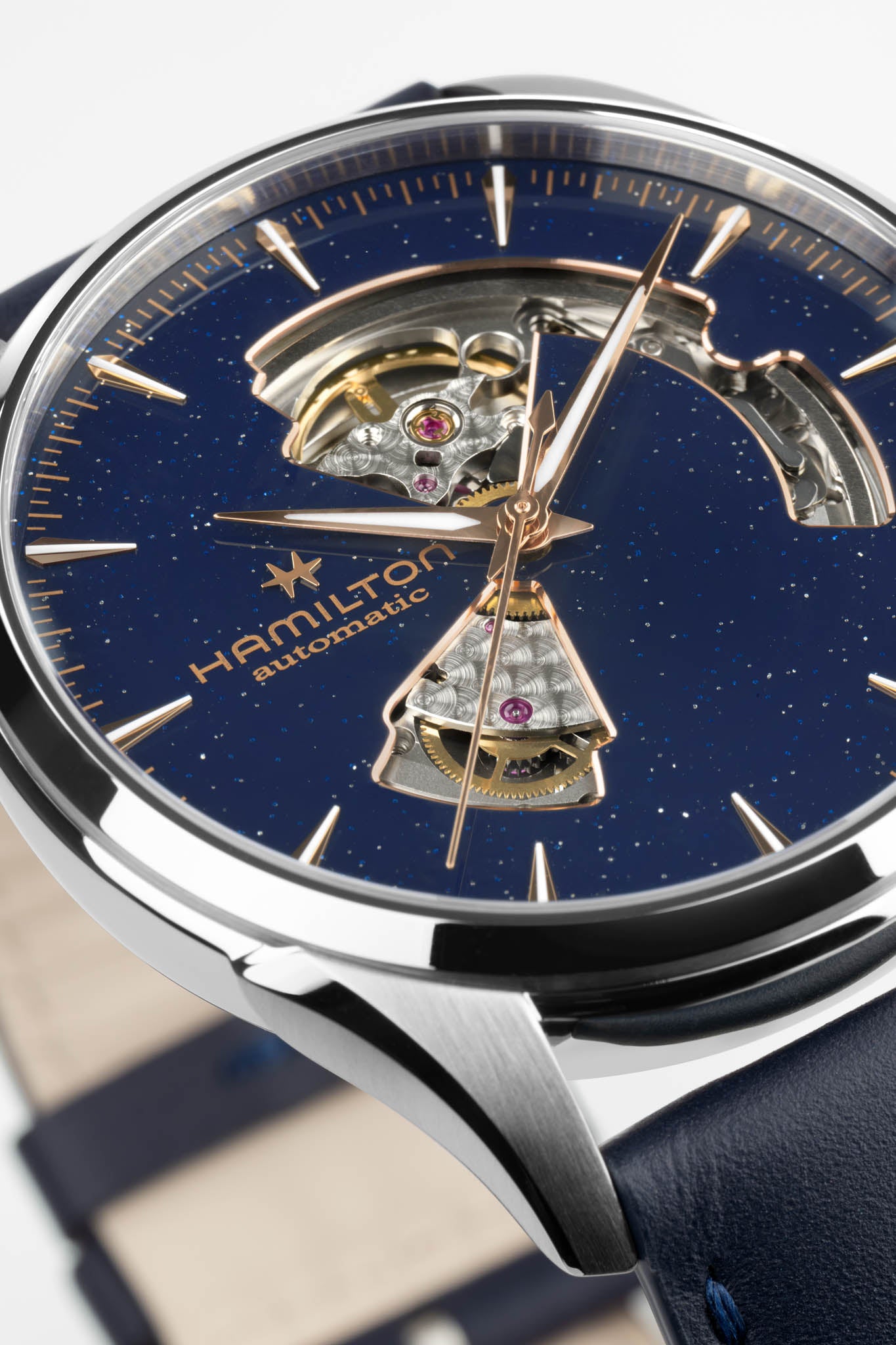 Hamilton Jazzmaster Open Heart 42 rannekello