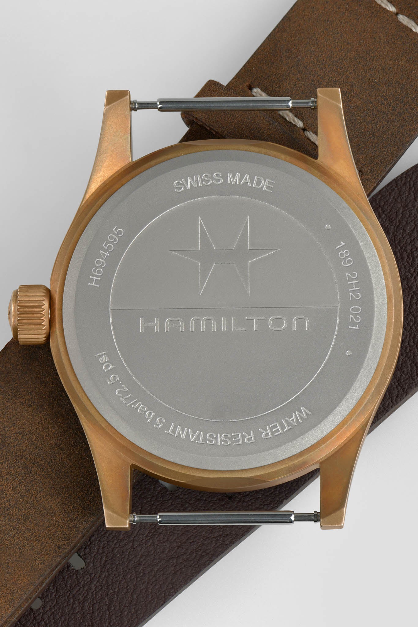 Hamilton Khaki Field 38 Mechanical Bronze rannekello