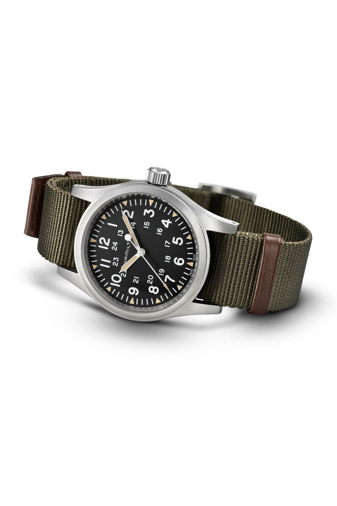 Hamilton Khaki Field 38 Mechanical rannekello