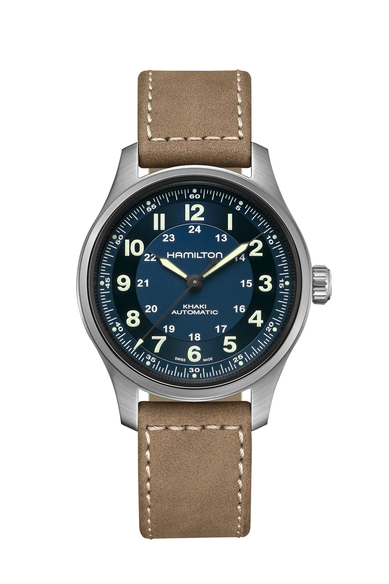 Hamilton Khaki Field 42 Automatic Titanium rannekello