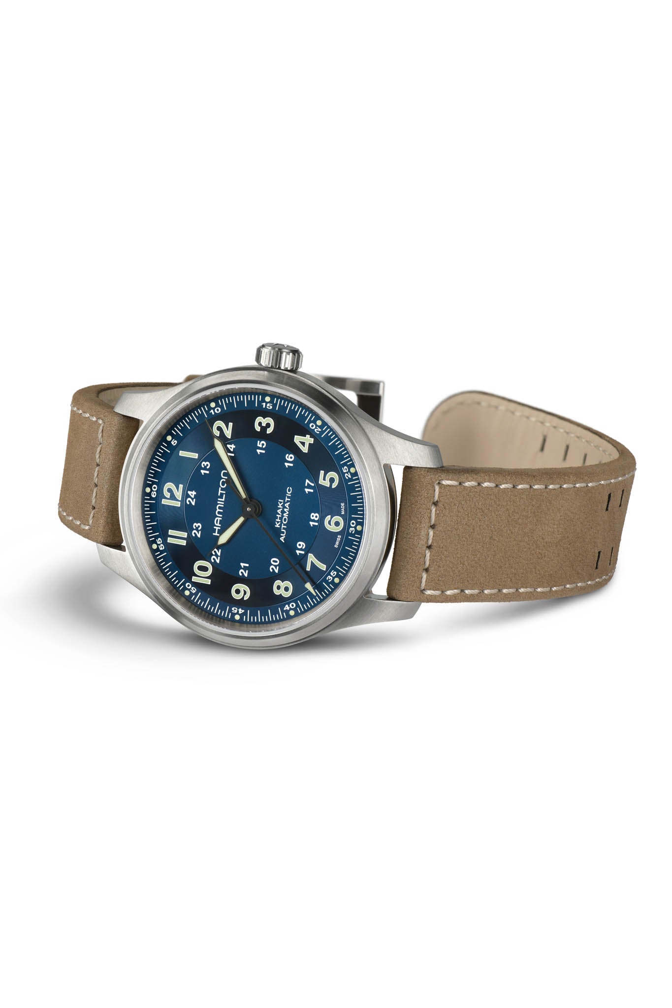 Hamilton Khaki Field 42 Automatic Titanium rannekello