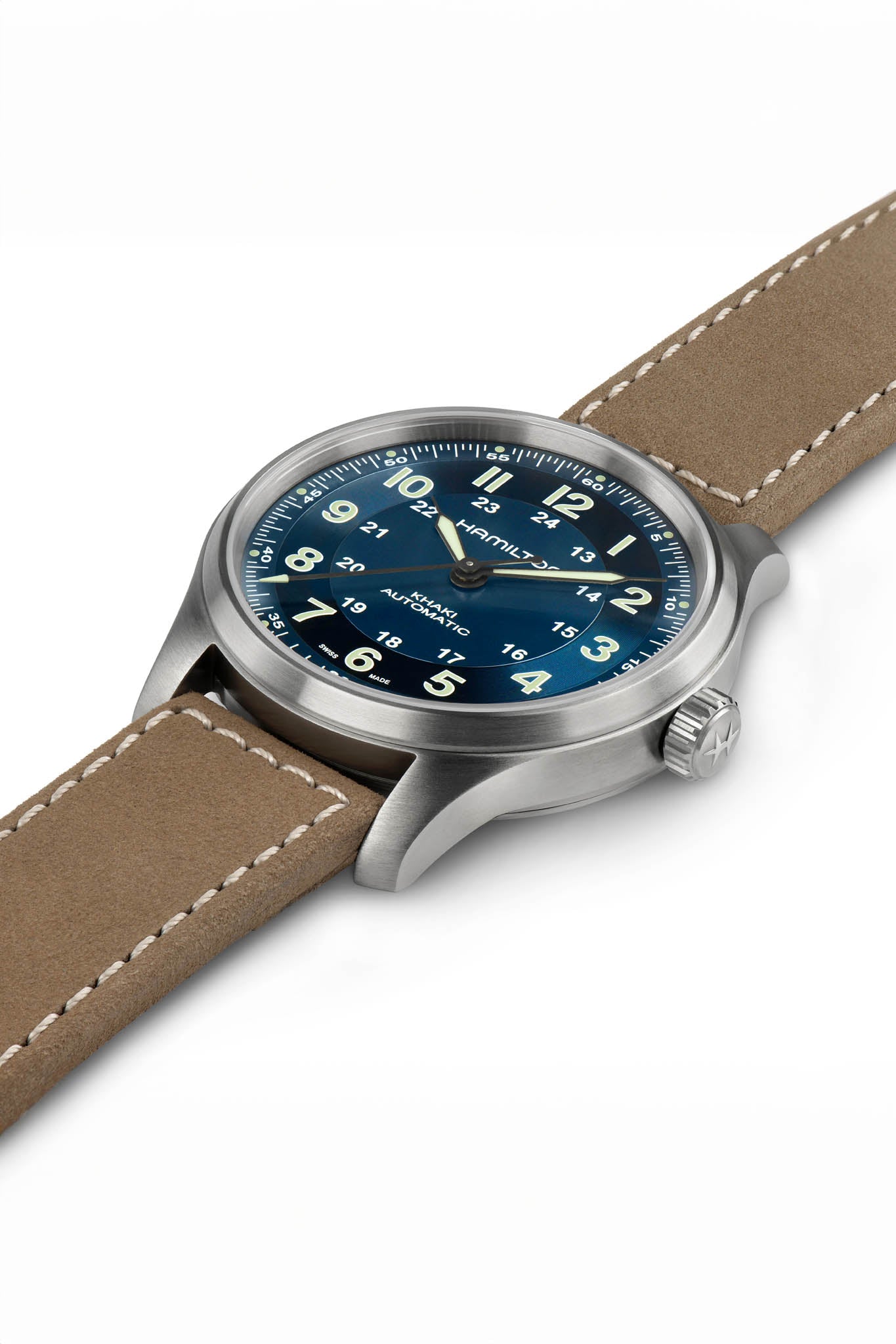 Hamilton Khaki Field 42 Automatic Titanium rannekello