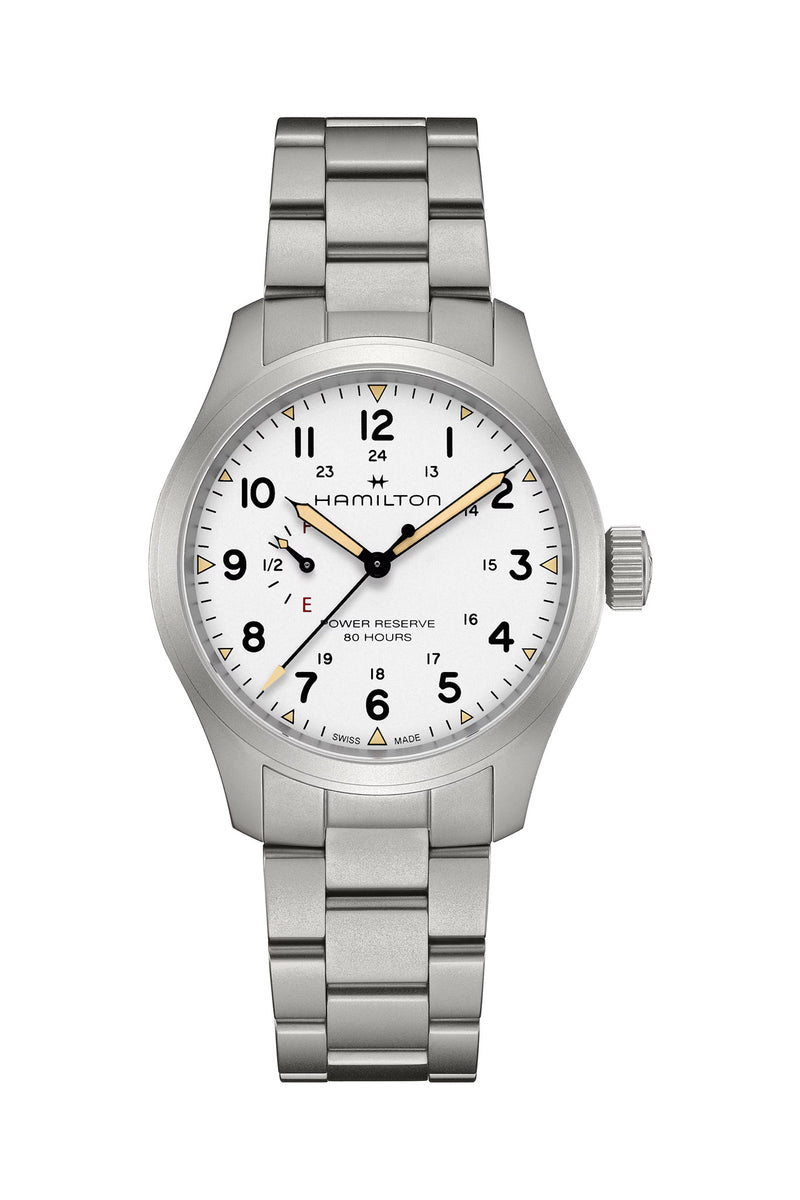 Hamilton Khaki Field Mechanical Power Reserve 40 rannekello H69509110 tuotekuva