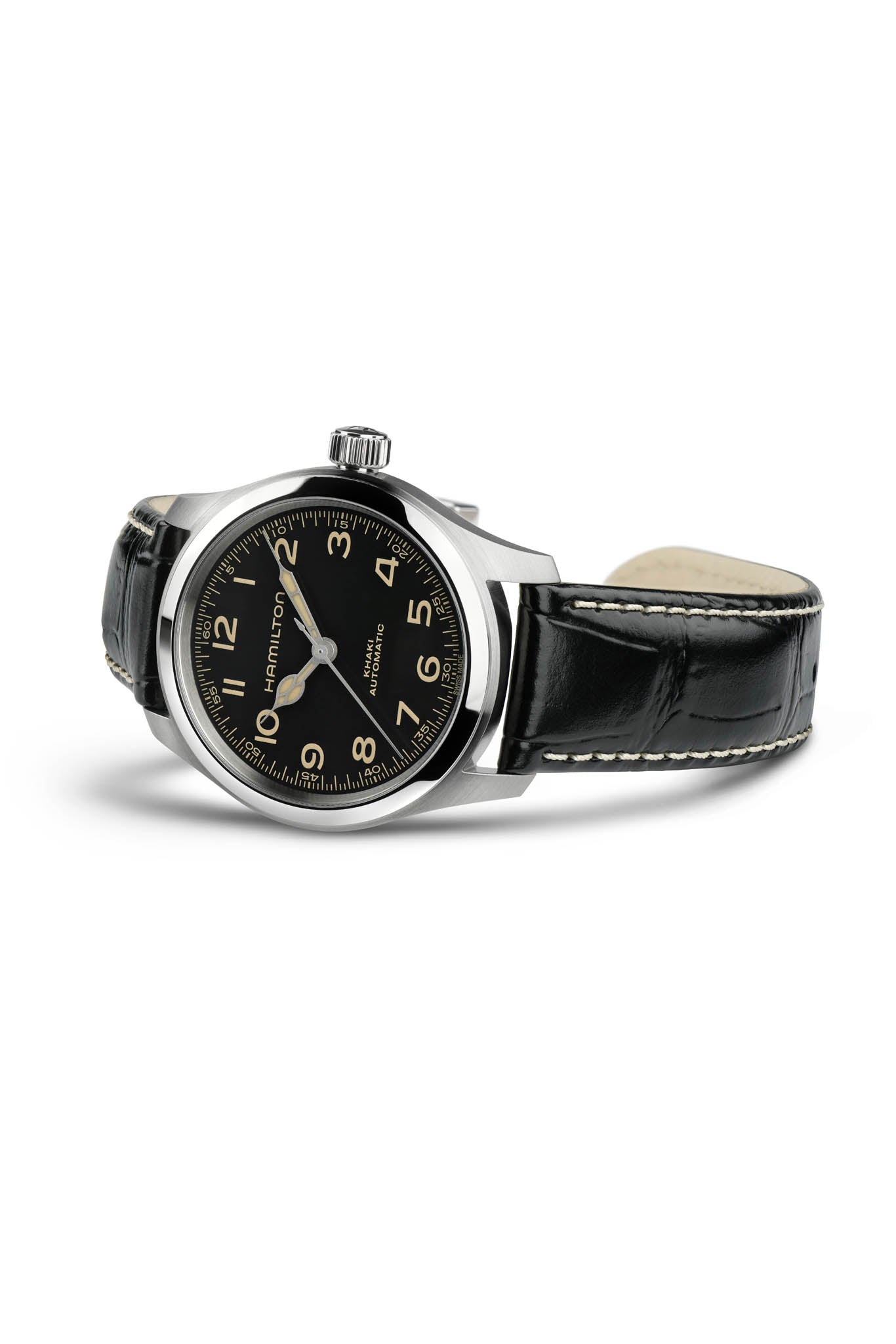 Hamilton Khaki Field Murph 38 Automatic rannekello