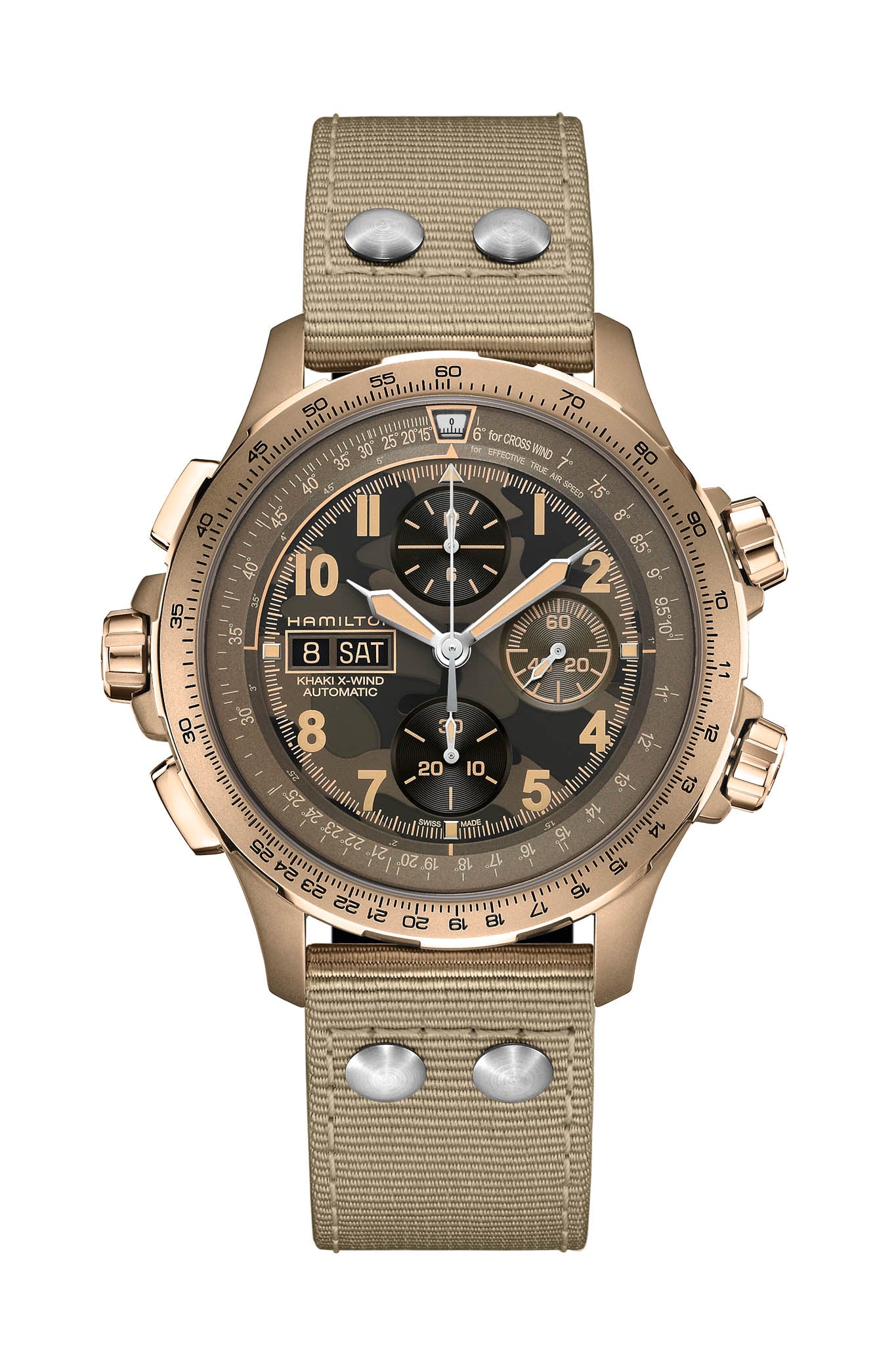 Hamilton Khaki X-Wind Chrono rannekello