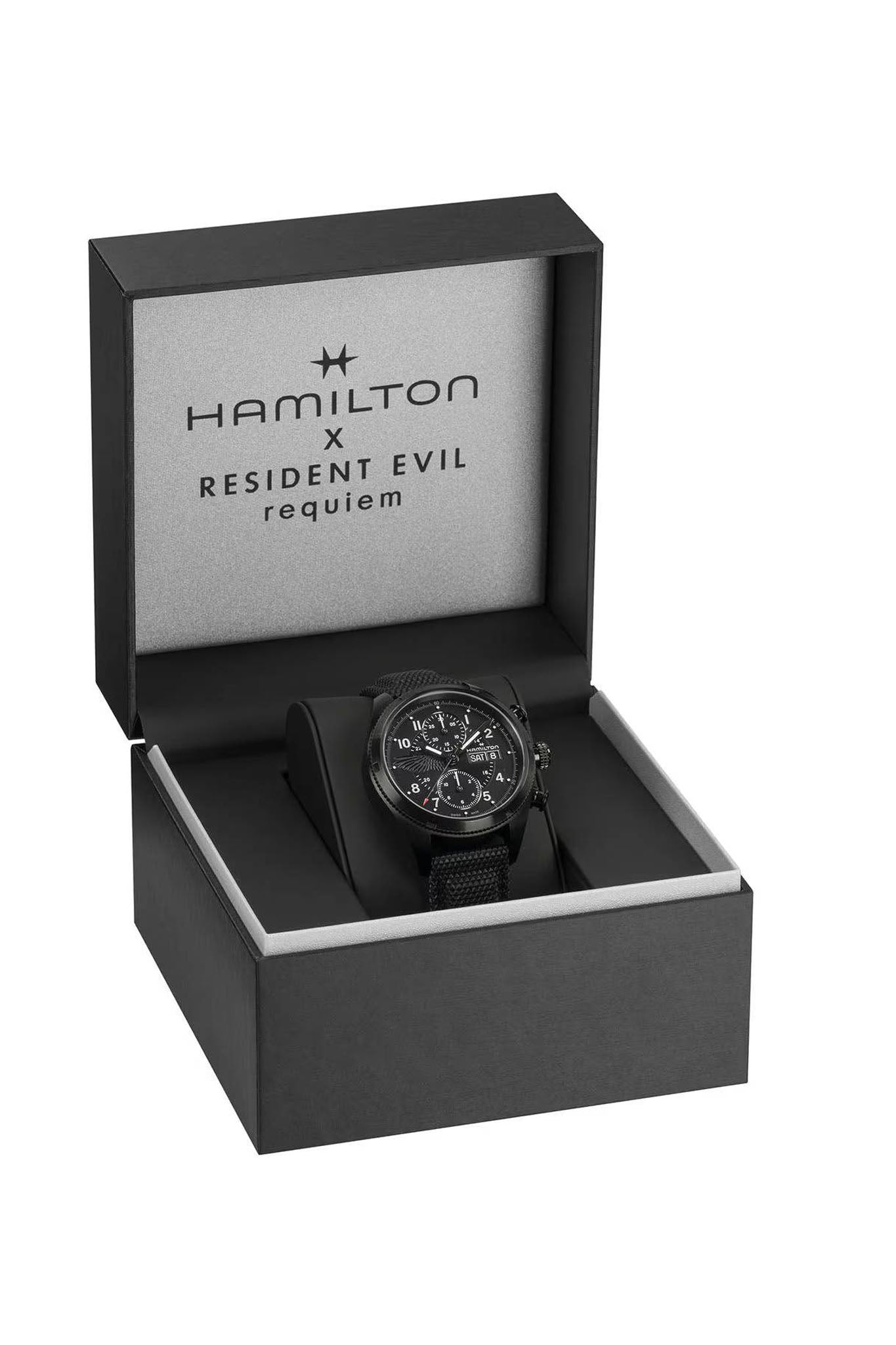 Hamilton x Resident Evil Khaki Field Auto Chrono