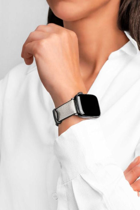 Hirsch Arne for Apple Watch kelloranneke, harmaa