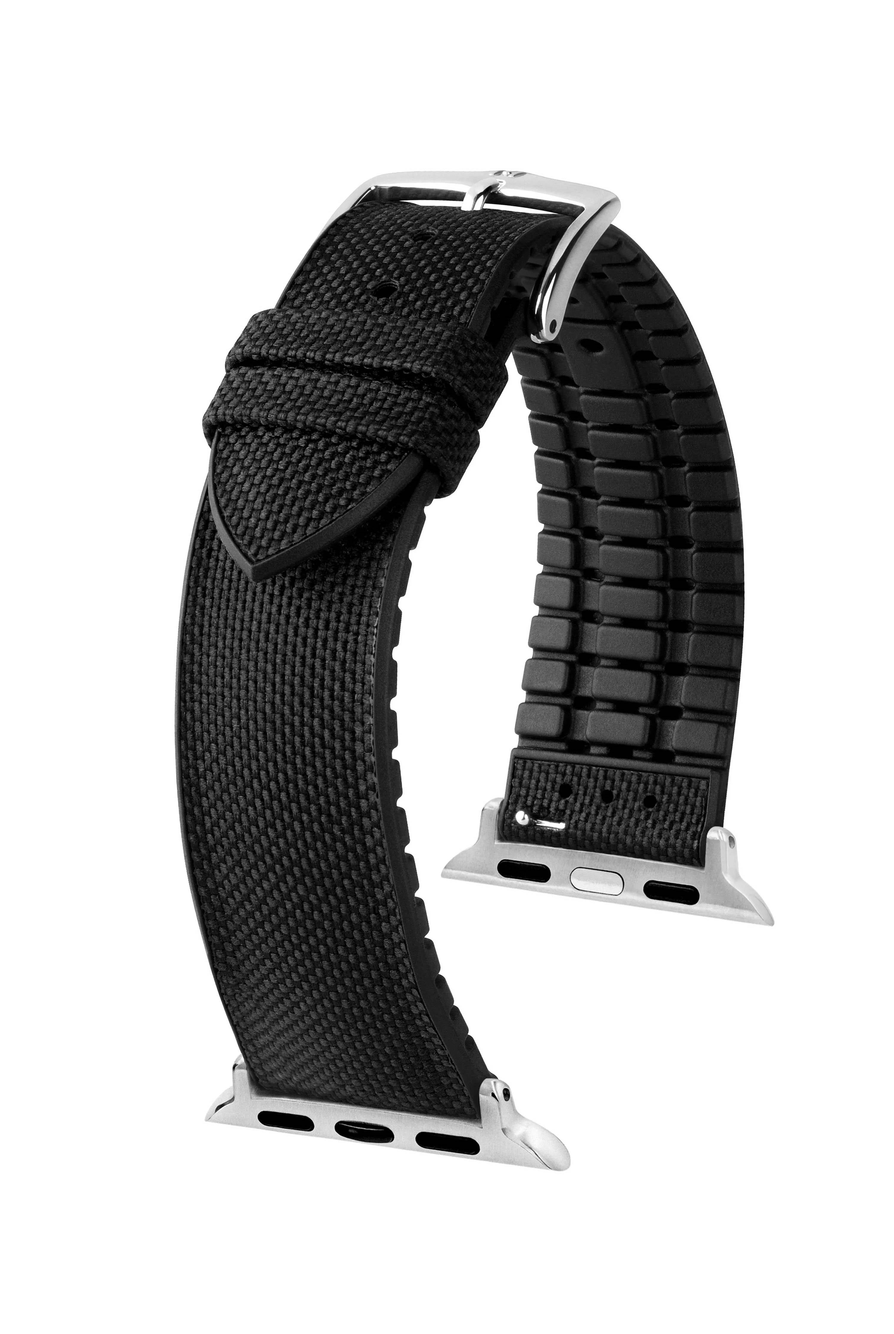 Hirsch Arne for Apple Watch L Black kellon ranneke