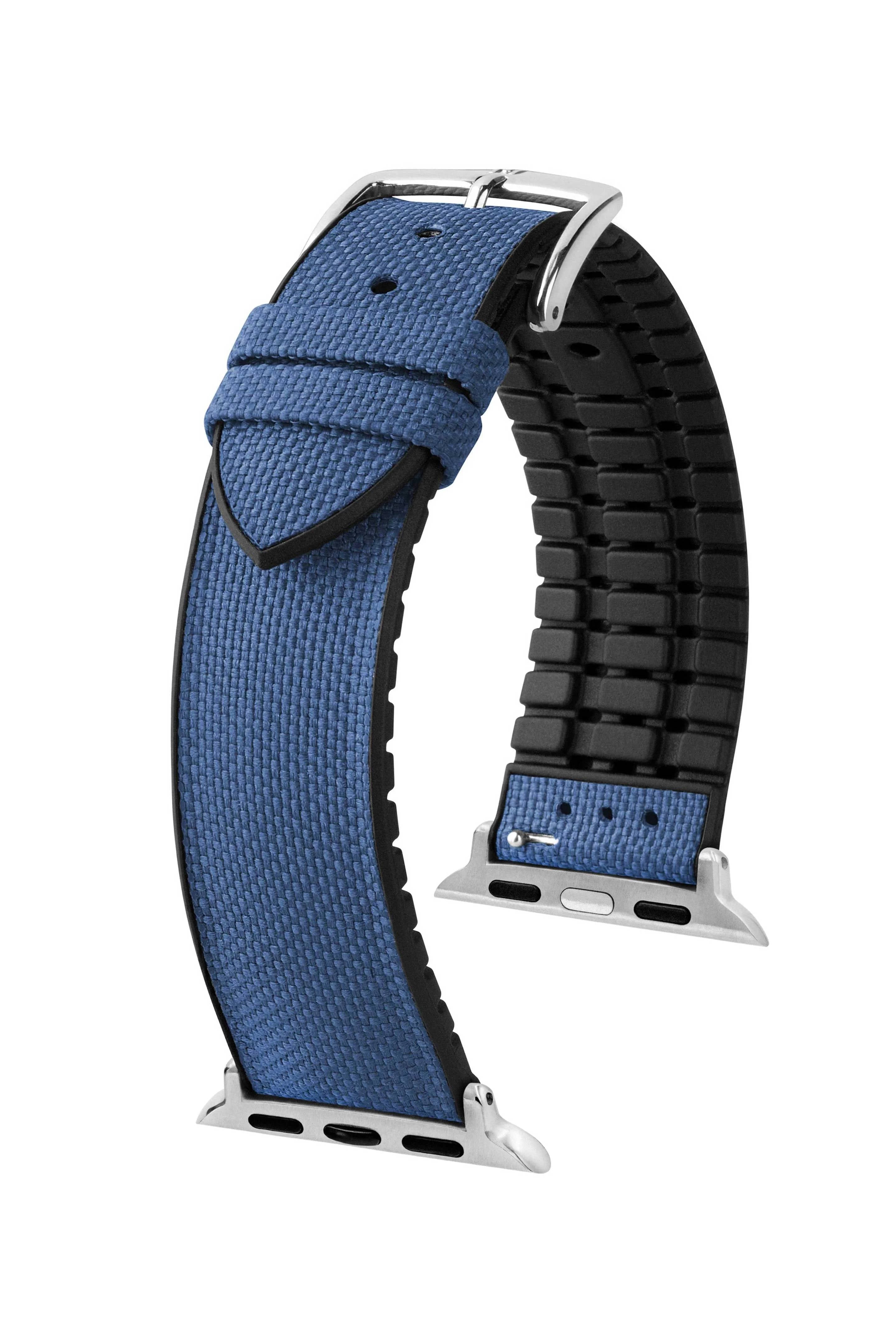 Hirsch Arne for Apple Watch L Blue kellon ranneke