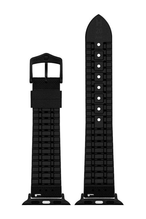 Hirsch Arne for Apple Watch kelloranneke, musta