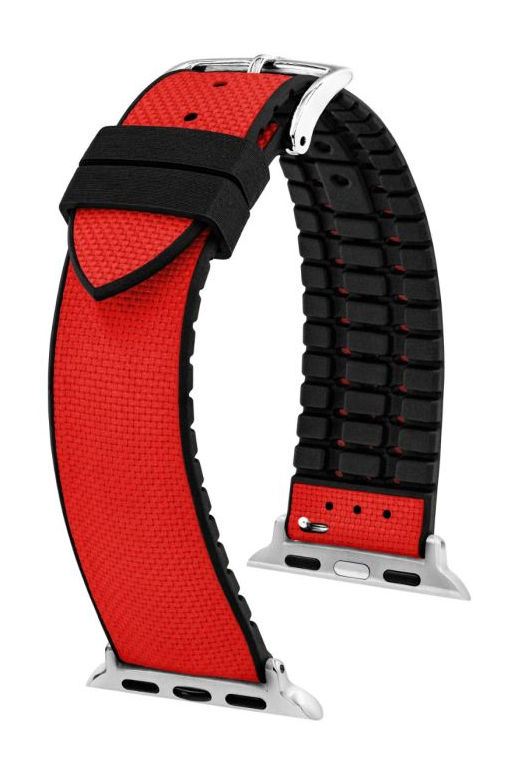 Hirsch Arne for Apple Watch kelloranneke, punainen