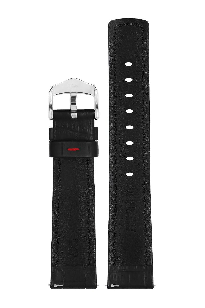Hirsch Grand Duke kelloranneke, musta (02528X50)