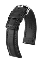 Hirsch Grand Duke kelloranneke, musta (02528X51)