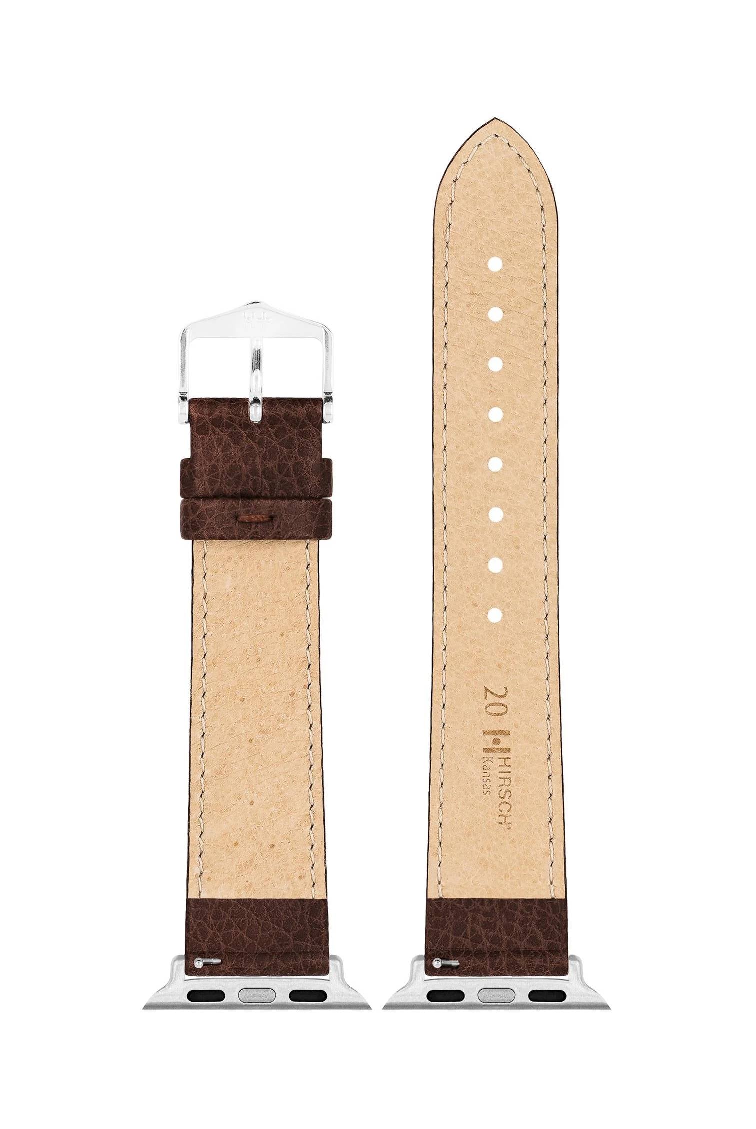 Hirsch Kansas for Apple Watch L Brown kellon ranneke 01502010AD