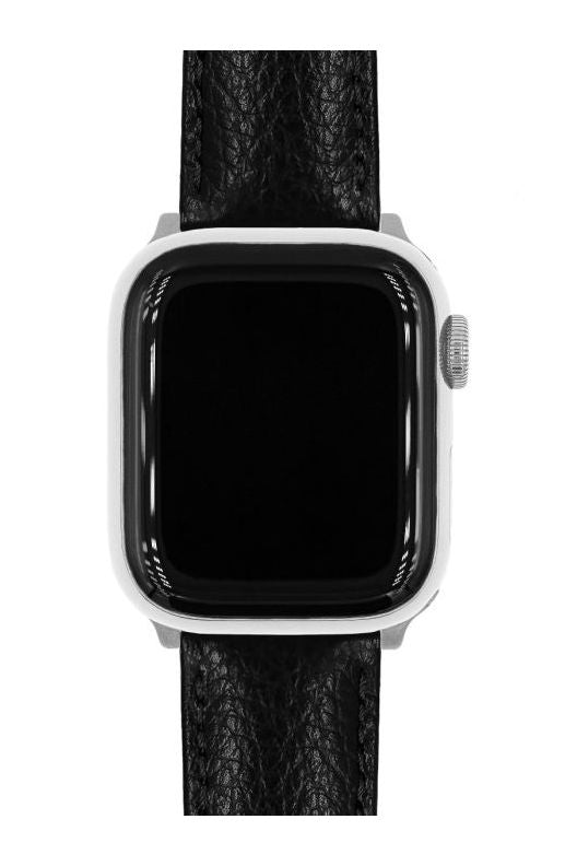 Hirsch Kansas for Apple Watch kelloranneke, musta