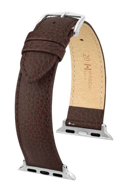 Hirsch Kansas for Apple Watch kelloranneke, ruskea