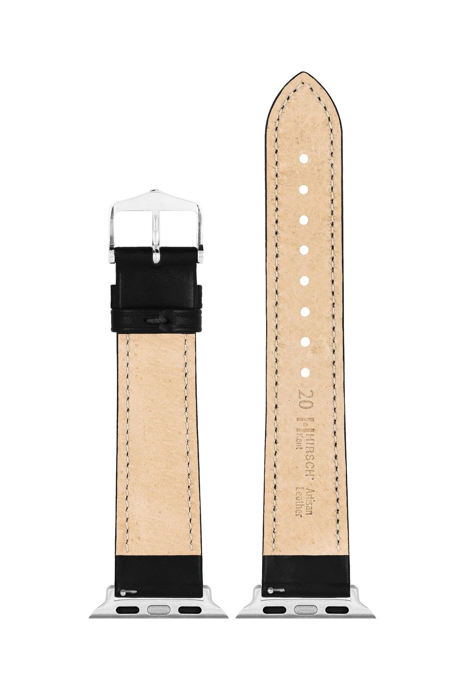 Hirsch Kent for Apple Watch L Black kellon ranneke