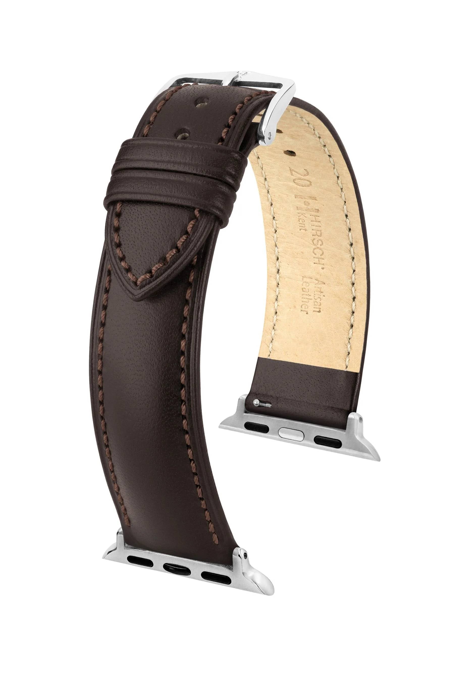 Hirsch Kent for Apple Watch L Brown kellon ranneke