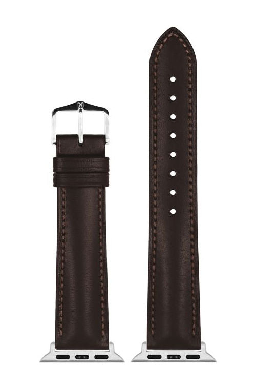 Hirsch Kent for Apple Watch kelloranneke, ruskea