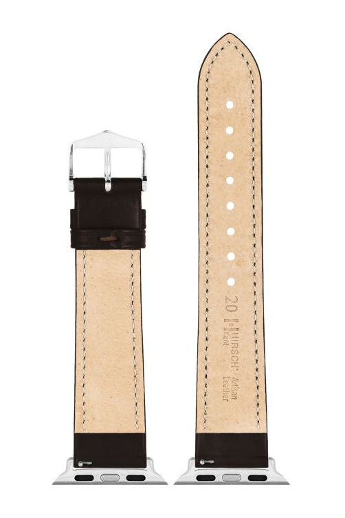 Hirsch Kent for Apple Watch kelloranneke, ruskea