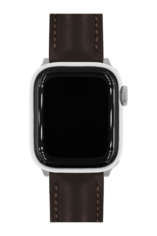 Hirsch Kent for Apple Watch kelloranneke, ruskea