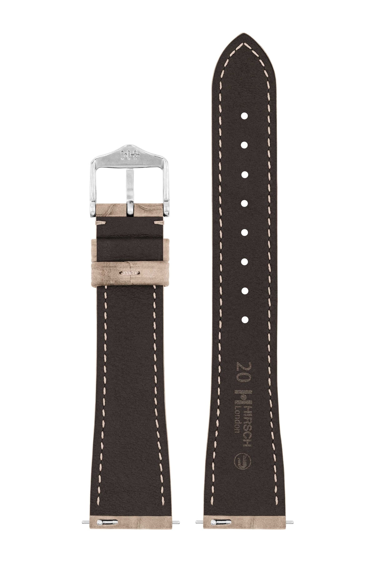 Hirsch London Nubuk kelloranneke, beige